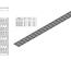 Hyperline CDV-150x9-42U-RAL7035 Перфорированный вертикальный кабельный органайзер-лоток 150х9 мм, высотой 1868 мм, для шкафа высотой 42U, серый