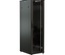 Шкаф напольный 19-дюймовый, 27U, 1388x600х600 мм (ВхШхГ), передняя стеклянная дверь со стальными перфорированными боковинами, задняя дверь сплошная, цвет черный (RAL 9004) (разобранный)