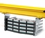 Комплект кронштейнов Xtra-U для крепления коммутационных панелей шириной 19" высотой до 4RU к кабельным лоткам системы FiberGuide®