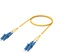 Коммутационный шнур LC-UPC/LC-UPC-дуплексный 1.8мм, OS2, оболочка: LSZH, цвет: жёлтый, длина м: 10