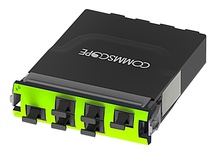 Модуль G2 ULL OM5 LazrSPEED® WideBand , 6xMPO8(m) - 4xMPO12(f), цвет: lime
