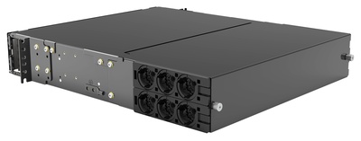 Выдвижная панель SYSTIMAX® EHD High Speed Migration. Высота: 2RU, Ёмкость: до 12 кассет EHD ULL, сплайс кассет или MPO планок, до 144 duplex LC или до 144 MPO, цвет: чёрный